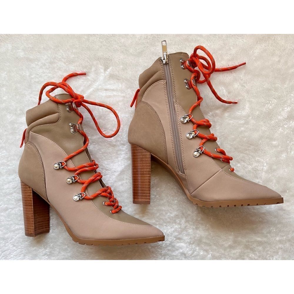 NWOB Steve Madden Karey Women’s Leather Pointed Toe Ankle Boots - Picture 5 of 14
